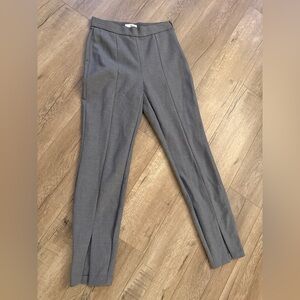 Babaton Aritzia Stone Gray Trousers